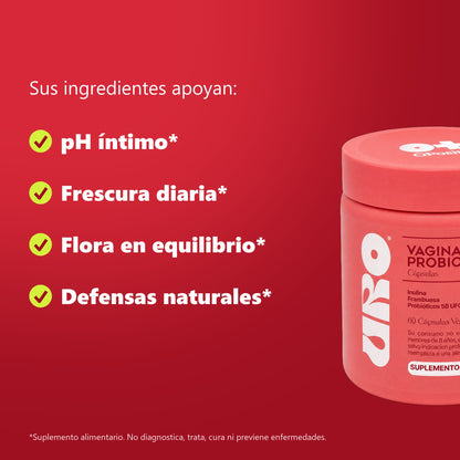 URO: sus ingredientes apoyan pH íntimo, frescura, flora y defensas naturales