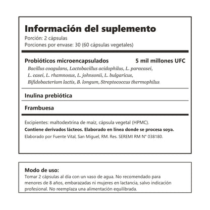Información del suplemento URO: ingredientes y modo de uso