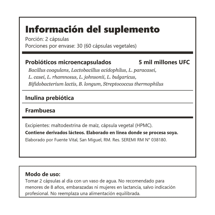Información del suplemento URO